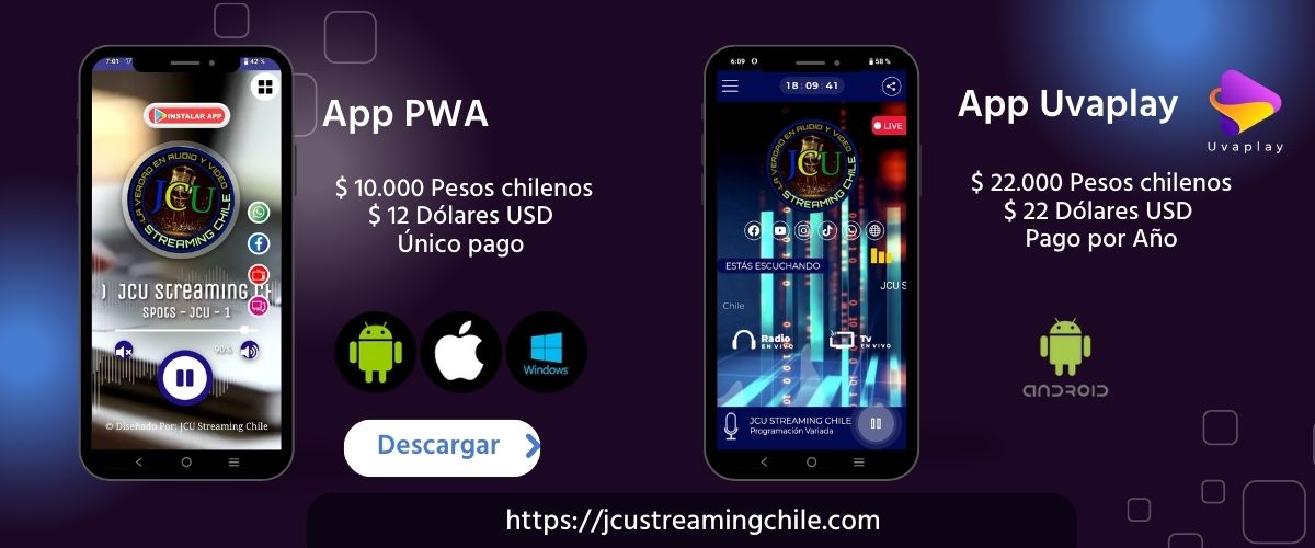 JCU STREAMING CHILE - APP PWA UVAPLAY