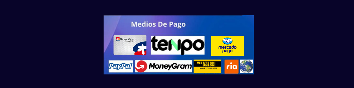MEDIOS DE PAGO JCU STREAMING CHILE 3 MEDIOS DE PAGO JCU STREAMING CHILE 3